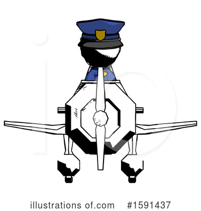 Royalty-Free (RF) Ink Design Mascot Clipart Illustration by Leo Blanchette - Stock Sample #1591437
