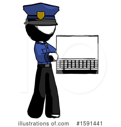 Royalty-Free (RF) Ink Design Mascot Clipart Illustration by Leo Blanchette - Stock Sample #1591441