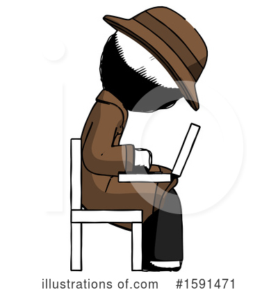Royalty-Free (RF) Ink Design Mascot Clipart Illustration by Leo Blanchette - Stock Sample #1591471