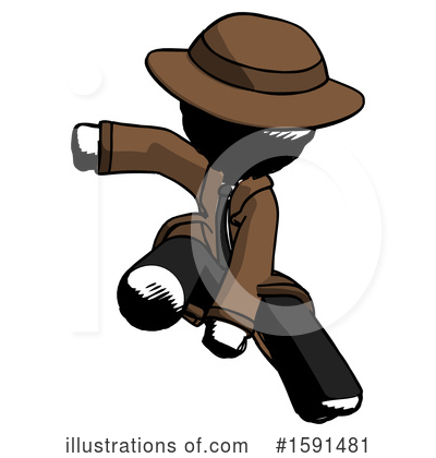Royalty-Free (RF) Ink Design Mascot Clipart Illustration by Leo Blanchette - Stock Sample #1591481