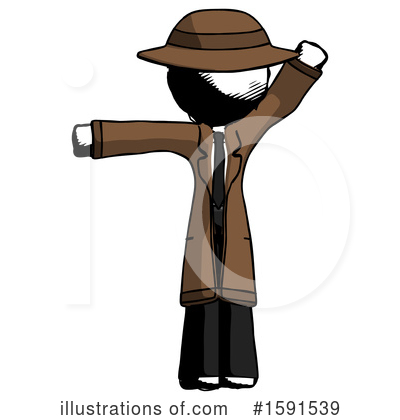 Royalty-Free (RF) Ink Design Mascot Clipart Illustration by Leo Blanchette - Stock Sample #1591539