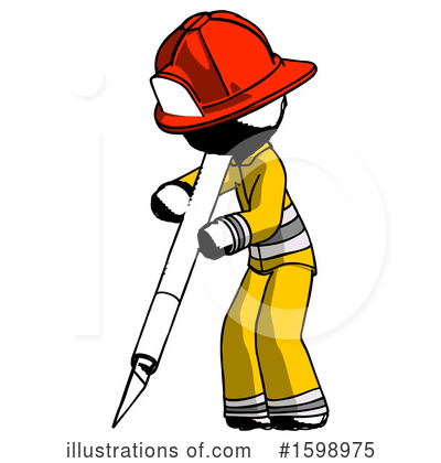 Royalty-Free (RF) Ink Design Mascot Clipart Illustration by Leo Blanchette - Stock Sample #1598975