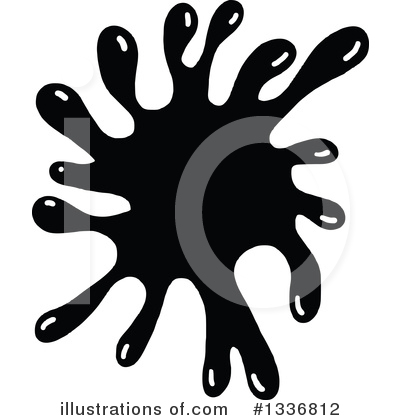 Royalty-Free (RF) Ink Splatter Clipart Illustration by Prawny - Stock Sample #1336812