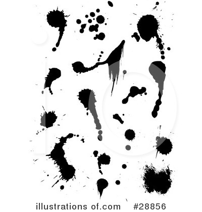 Ink Splatter Clipart #28856 by KJ Pargeter
