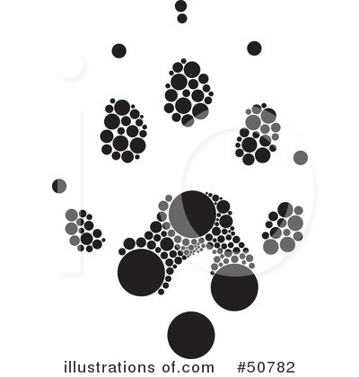 Paw Print Clipart #50782 by Cherie Reve