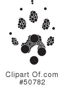 Inkblot Paw Print Clipart #50782 by Cherie Reve