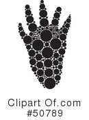 Inkblot Paw Print Clipart #50789 by Cherie Reve