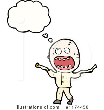 Royalty-Free (RF) Insane Clipart Illustration by lineartestpilot - Stock Sample #1174458