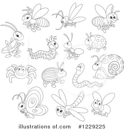 Mosquito Clipart #1229225 by Alex Bannykh