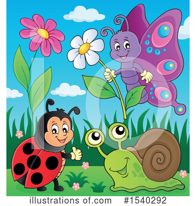 Royalty-Free (RF) Insect Clipart Illustration by visekart - Stock Sample #1540292