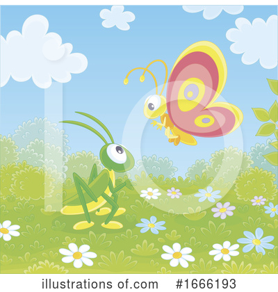 Royalty-Free (RF) Insect Clipart Illustration by Alex Bannykh - Stock Sample #1666193