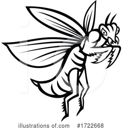 Royalty-Free (RF) Insect Clipart Illustration by patrimonio - Stock Sample #1722668