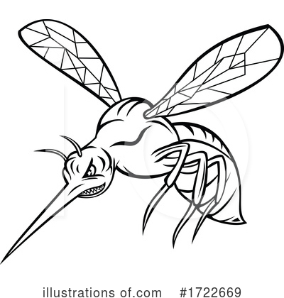 Mosquito Clipart #1722669 by patrimonio