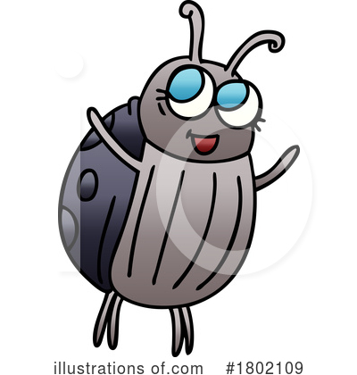 Royalty-Free (RF) Insect Clipart Illustration by lineartestpilot - Stock Sample #1802109