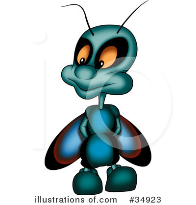 Royalty-Free (RF) Insect Clipart Illustration by dero - Stock Sample #34923