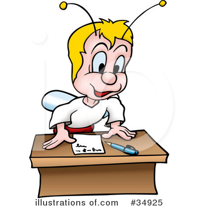 Royalty-Free (RF) Insect Clipart Illustration by dero - Stock Sample #34925