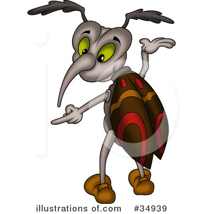 Royalty-Free (RF) Insect Clipart Illustration by dero - Stock Sample #34939