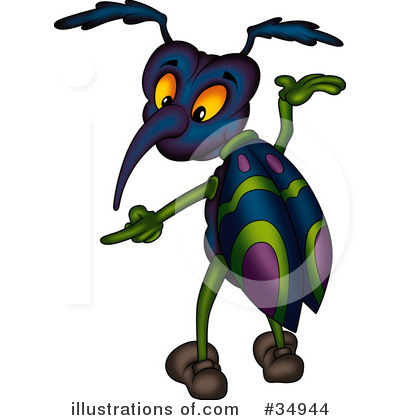 Royalty-Free (RF) Insect Clipart Illustration by dero - Stock Sample #34944