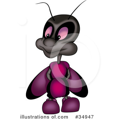 Royalty-Free (RF) Insect Clipart Illustration by dero - Stock Sample #34947