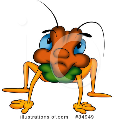 Royalty-Free (RF) Insect Clipart Illustration by dero - Stock Sample #34949