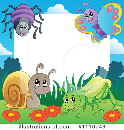 Royalty-Free (RF) Insects Clipart Illustration by visekart - Stock Sample #1110746