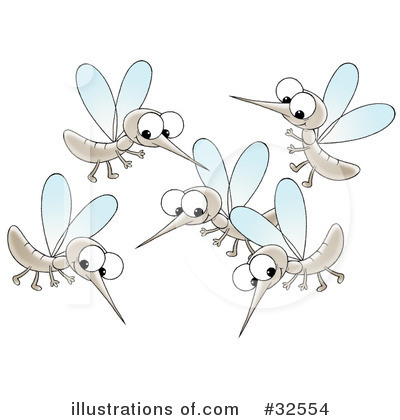 Mosquito Clipart #32554 by Alex Bannykh