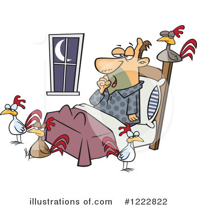 Royalty-Free (RF) Insomnia Clipart Illustration by toonaday - Stock Sample #1222822