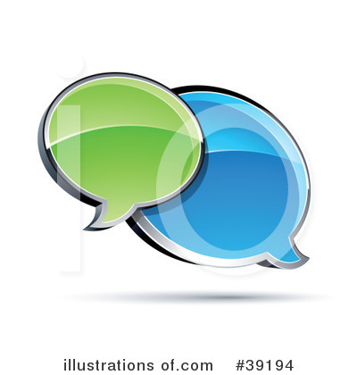 Royalty-Free (RF) Instant Messenger Clipart Illustration by beboy - Stock Sample #39194