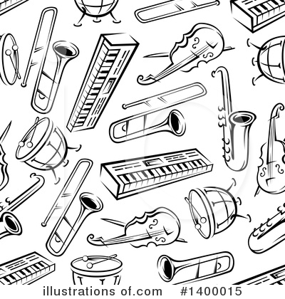 Trombone Clipart #1400015 by Vector Tradition SM