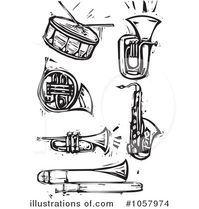 Royalty-Free (RF) Instruments Clipart Illustration by xunantunich - Stock Sample #1057974