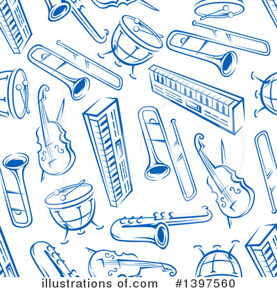 Trombone Clipart #1397560 by Vector Tradition SM