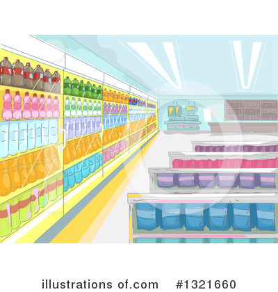 Grocery Store Clipart #1321660 by BNP Design Studio