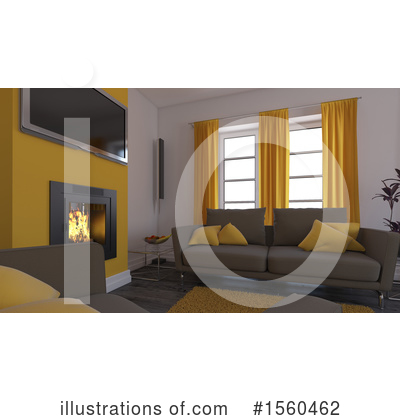 Royalty-Free (RF) Interior Clipart Illustration by KJ Pargeter - Stock Sample #1560462