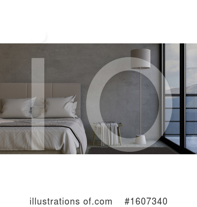 Bedroom Clipart #1607340 by KJ Pargeter