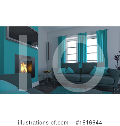 Royalty-Free (RF) Interior Clipart Illustration by KJ Pargeter - Stock Sample #1616644