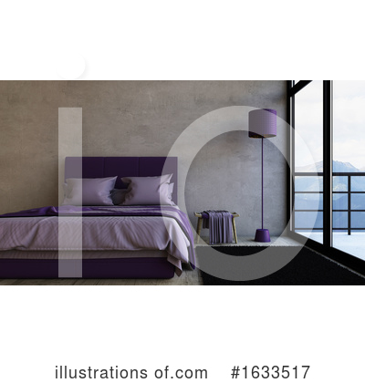 Bedroom Clipart #1633517 by KJ Pargeter