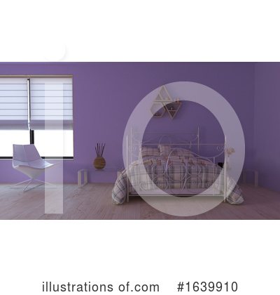 Bedroom Clipart #1639910 by KJ Pargeter