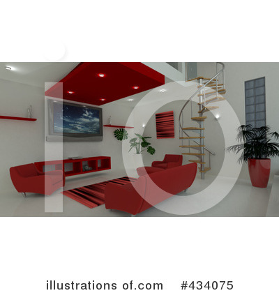 Royalty-Free (RF) Interior Clipart Illustration by KJ Pargeter - Stock Sample #434075