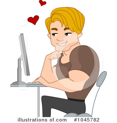 Royalty-Free (RF) Internet Dating Clipart Illustration by BNP Design Studio - Stock Sample #1045782