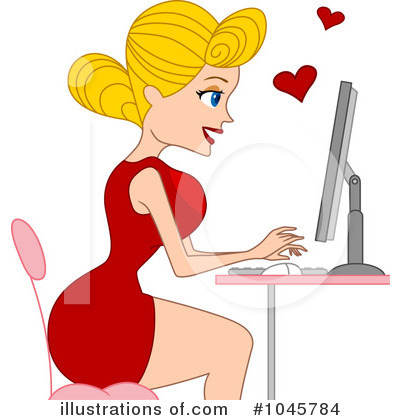 Royalty-Free (RF) Internet Dating Clipart Illustration by BNP Design Studio - Stock Sample #1045784