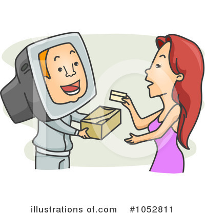 Royalty-Free (RF) Internet Shopping Clipart Illustration by BNP Design Studio - Stock Sample #1052811
