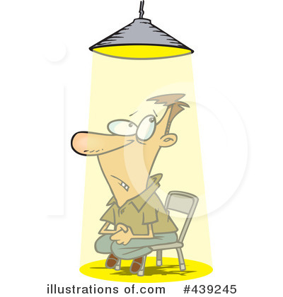 Royalty-Free (RF) Interrogation Clipart Illustration by toonaday - Stock Sample #439245