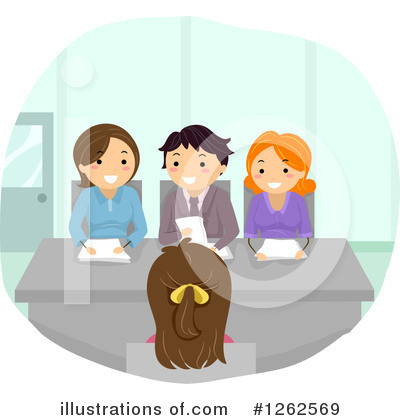 Royalty-Free (RF) Interview Clipart Illustration by BNP Design Studio - Stock Sample #1262569