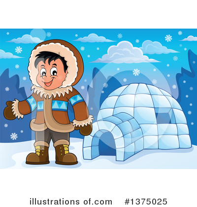 Royalty-Free (RF) Inuit Clipart Illustration by visekart - Stock Sample #1375025