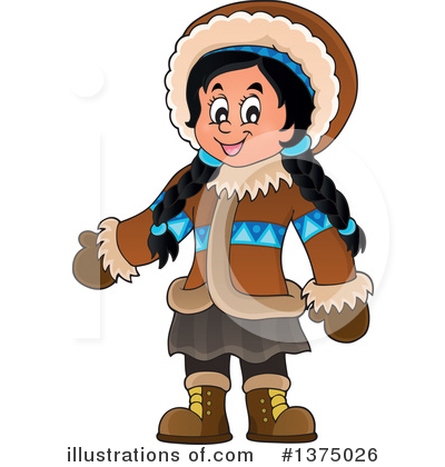 Eskimo Girl Clipart #1375026 by visekart