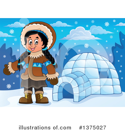Royalty-Free (RF) Inuit Clipart Illustration by visekart - Stock Sample #1375027