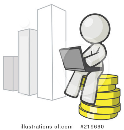Royalty-Free (RF) Investing Clipart Illustration by Leo Blanchette - Stock Sample #219660
