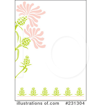 Floral Background Clipart #231304 by Cherie Reve