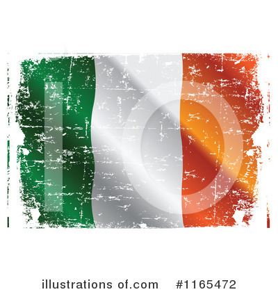 Royalty-Free (RF) Irish Flag Clipart Illustration by Pushkin - Stock Sample #1165472