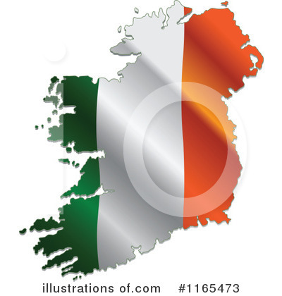 Royalty-Free (RF) Irish Flag Clipart Illustration by Pushkin - Stock Sample #1165473